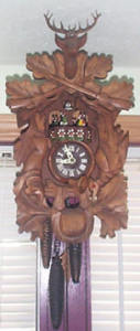 Hunters clock with;